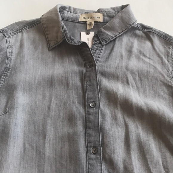 Anthropologie NWT Chambray Top - Picture 7 of 13